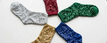 chaussettes paillettes